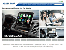 Tablet Screenshot of italy.alpine-europe.com